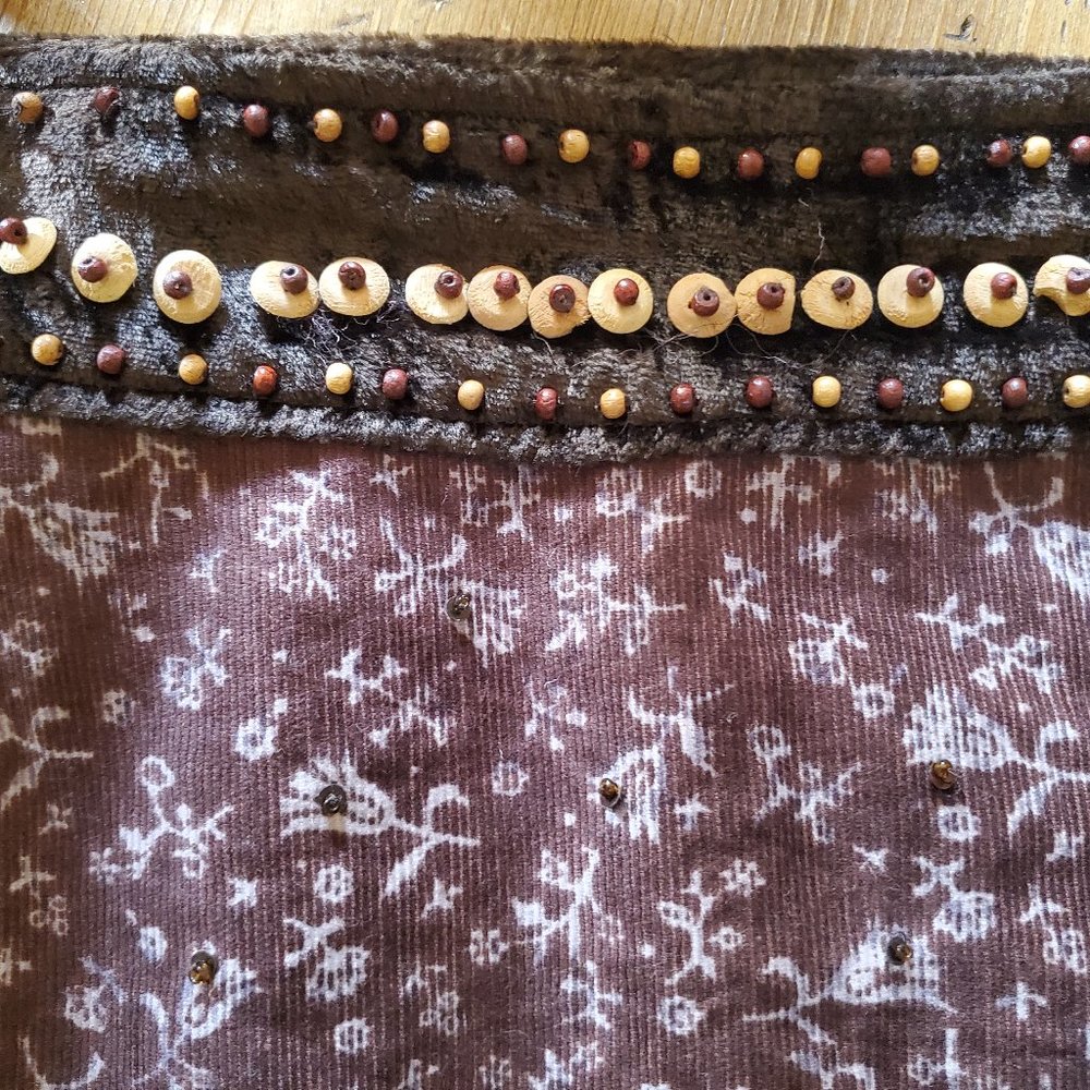 Chaudry KC Boho Patch Skirt NWT Petite S - Picture 6 of 9